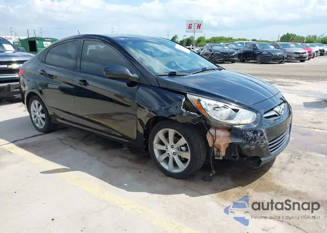 2013 Hyundai Accent Gls from USA, damaged, VIN KMHCU4AE4DU463062